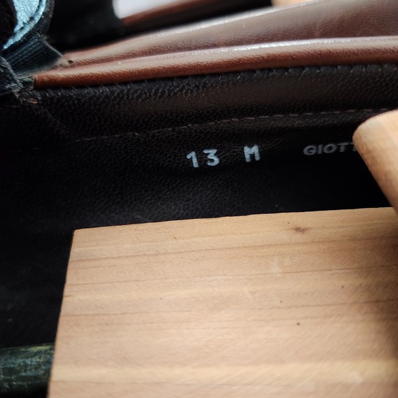 Donald J. Pliner Two Tone Penny Loafers mens Black/ Brown size 13 - Picture 5 of 16